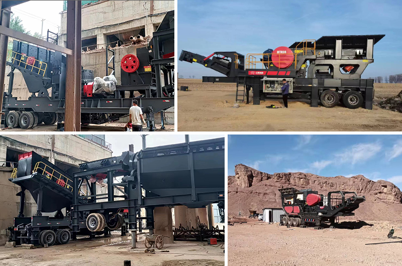 Mobile Jaw Crusher Production Site